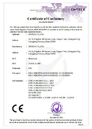 AL30B AL40B CE-RED Certificate