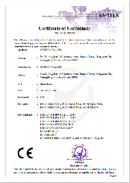 AL30Z AL40Z CE-RED Certificate